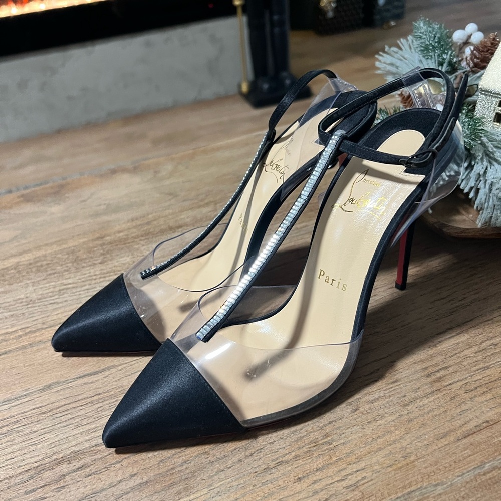 Christian Louboutin Satin Heels